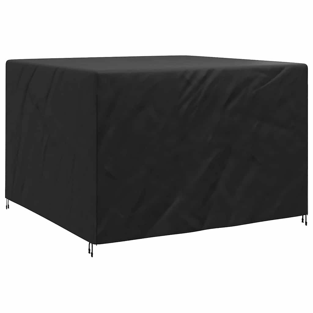 Outdoor Swing Cover Black 250 x 250 x 160 cm 600D Oxford Fabric